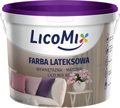 LicoMix WL Farba Lateksowa do Ścian i Sufitów