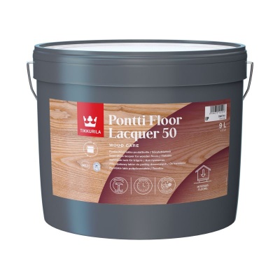 Tikkurila Pontti Lacquer 50 Lakier Poliuretanowy do Podłóg 