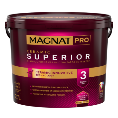 Magnat Pro Ceramic Superior 3 Głeboko Matowa Ceramiczna Farba do Ścian i Sufitów
